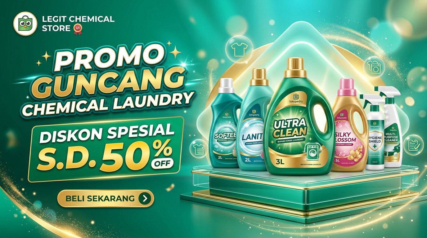 Promo Guncang Chemical Laundry - Diskon Spesial s.d 50%