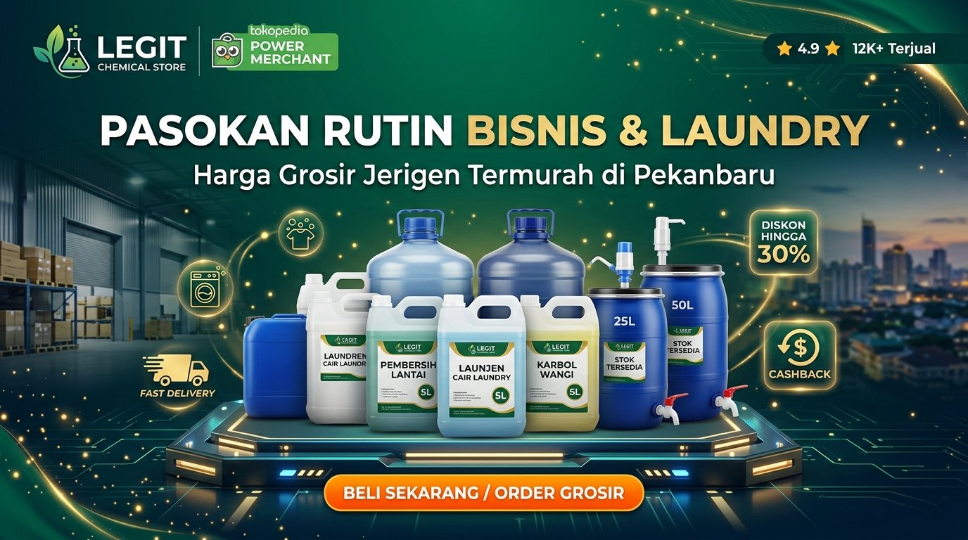 Pasokan Rutin Bisnis & Laundry - Harga Grosir Jerigen